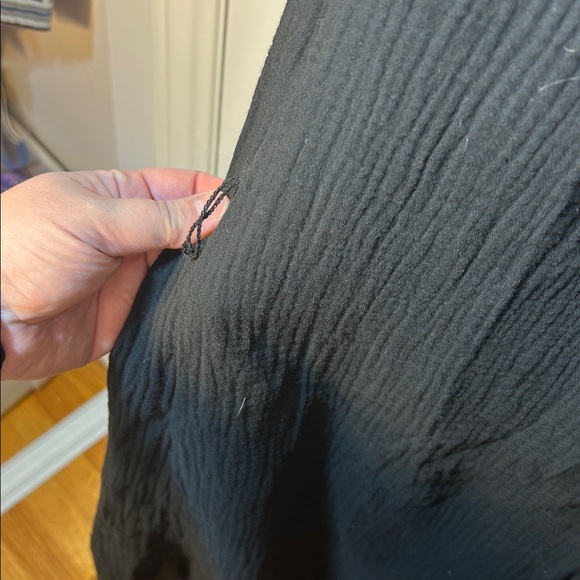 Gap Gauze Midi short sleeve Shirtdress missing belt sz medium petite whimsygoth - Picture 4 of 9